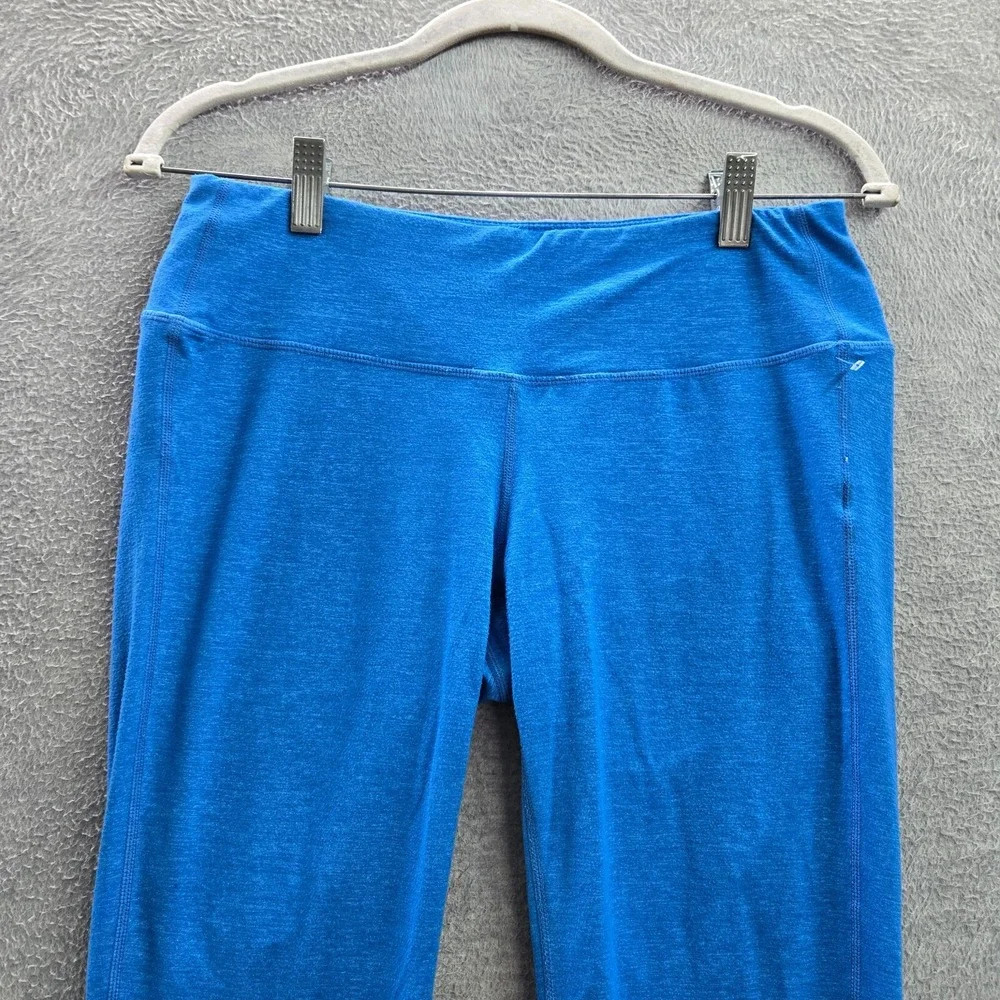 Athleta Women Activewear Pants Medium Blue Leggings Mid Rise 26‎ in Inseam